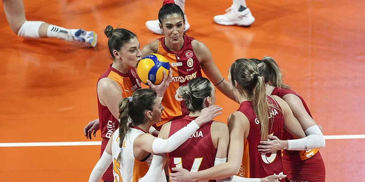 Galatasaray Daikin, CEV Kupası'nda Stuttgart'ı 3-1 Yendi