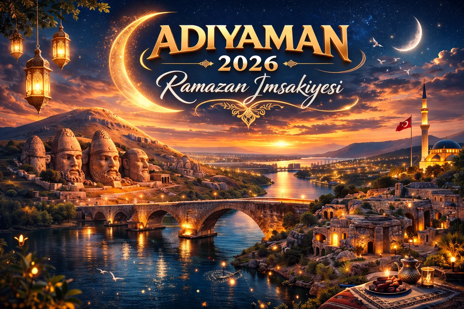 Adıyaman Sahur ve İftar Saati 2026 – Bugün Sahur ve İftar Kaçta? Güncel İmsakiye