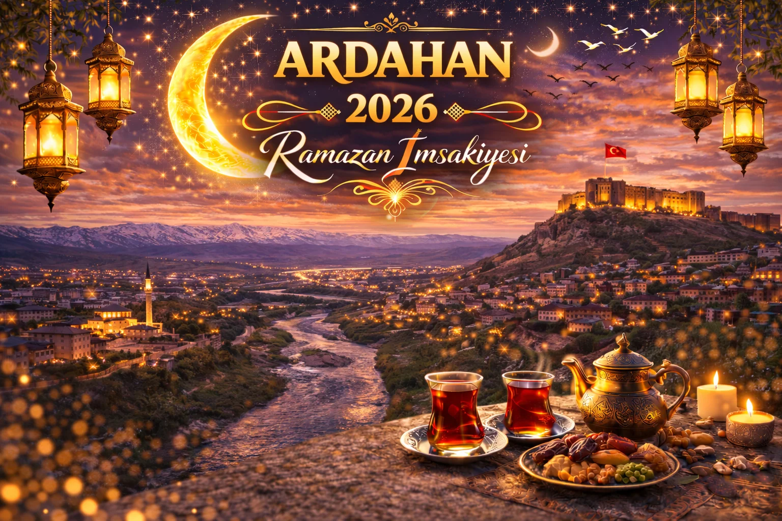Ardahan İmsakiyesi 2026: Sahur Kaçta, İftar Kaçta, Oruç Kaç Saat? Diyanet Ramazan Takvimi