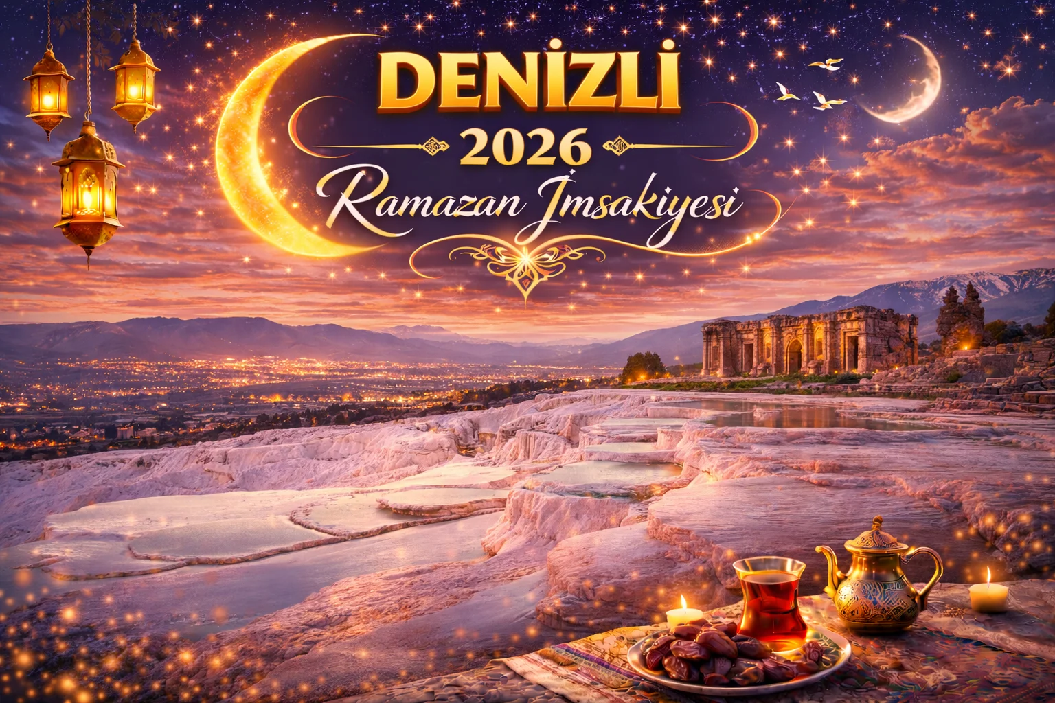 Denizli Sahur ve İftar Saati 2026 – Bugün Sahur ve İftar Kaçta? Güncel İmsakiye