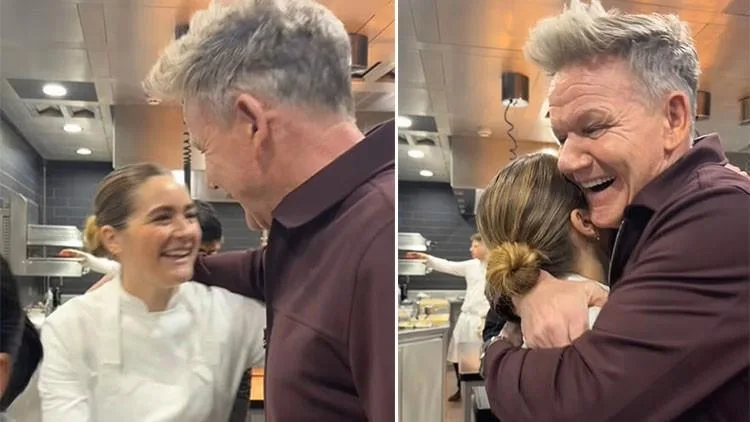 Gordon Ramsay kızı Tilly'yi kendi restoranında mutfağa aldı