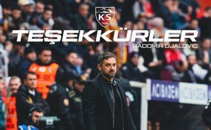 Kayserispor'da teknik direktör değişikliği süreci başladı