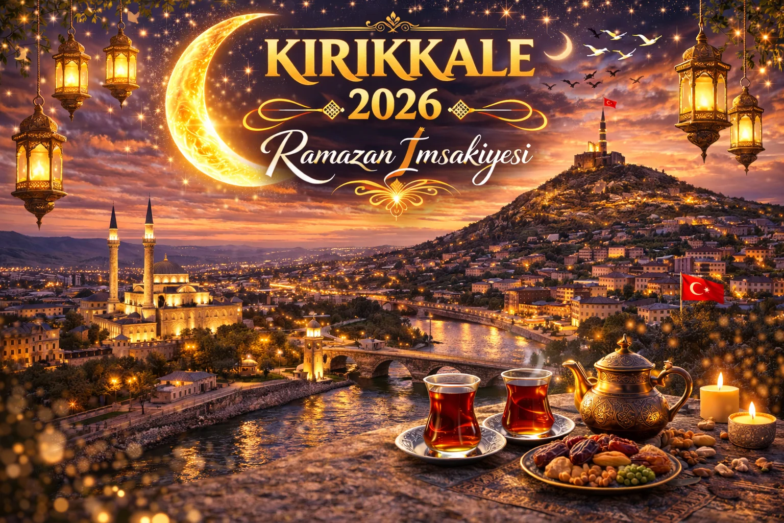 Kırıkkale İmsakiyesi 2026: Sahur Kaçta, İftar Kaçta, Oruç Kaç Saat? Diyanet Ramazan Takvimi
