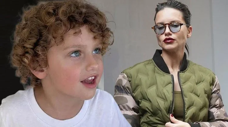 Adriana Lima, oğlu Cyan'ın fotoğrafını sosyal medya hesabından paylaştı