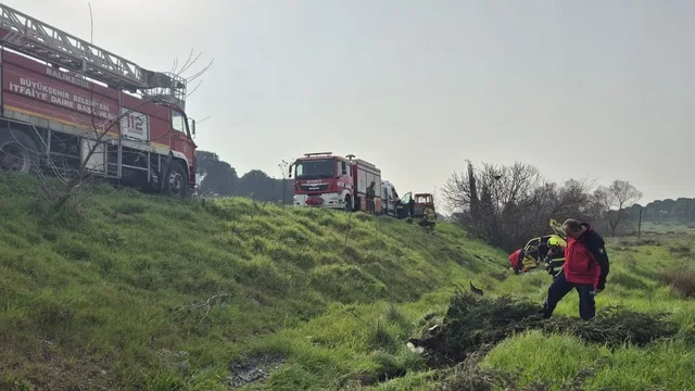 Balıkesir'de otomobil devrildi: 1 kişi yaralandı