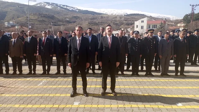 Elazığ'ın Sivrice ilçesinde 18 Mart Şehitleri Anma Günü töreni düzenlendi