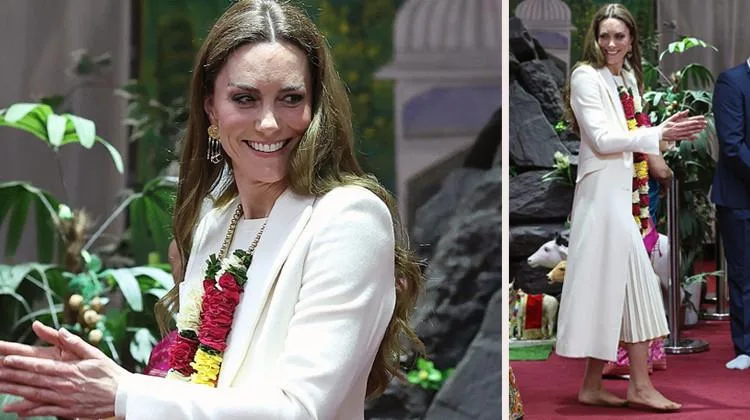 Kate Middleton Hindistan'da Geleneksel Dansıyla Büyüledi