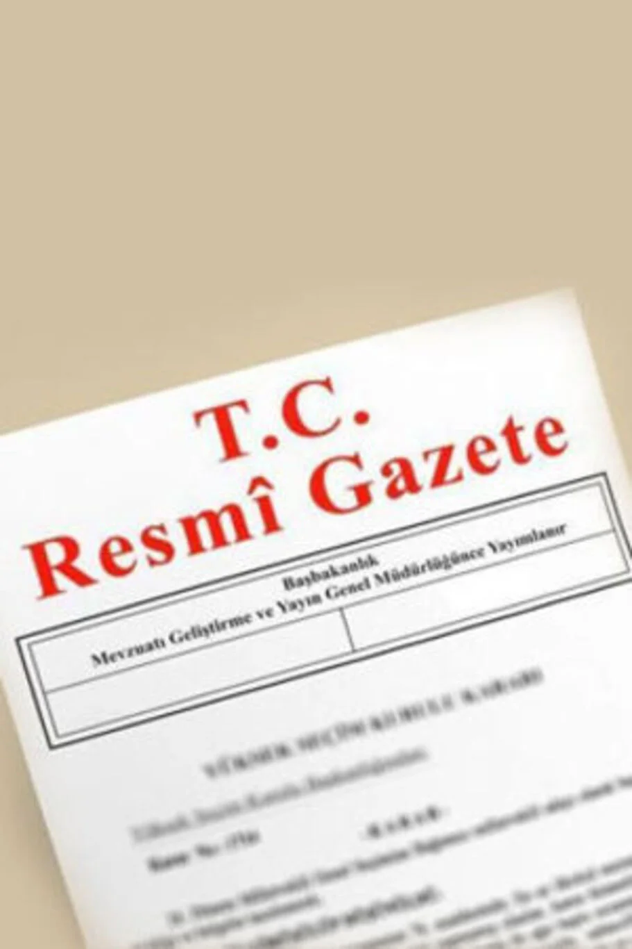 Resmi Gazete kararları