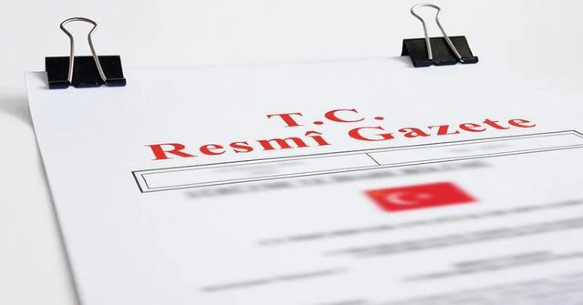 Resmi gazete yayımlandı!