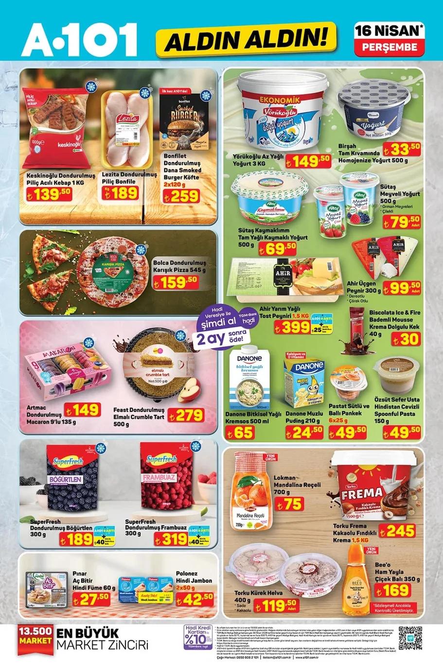 A101 16 Nisan 2026 aktüel kataloğu