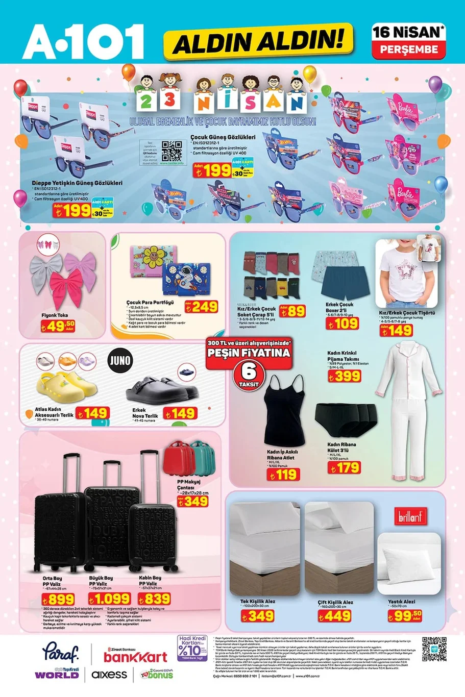 A101 16 Nisan 2026 aktüel kataloğu