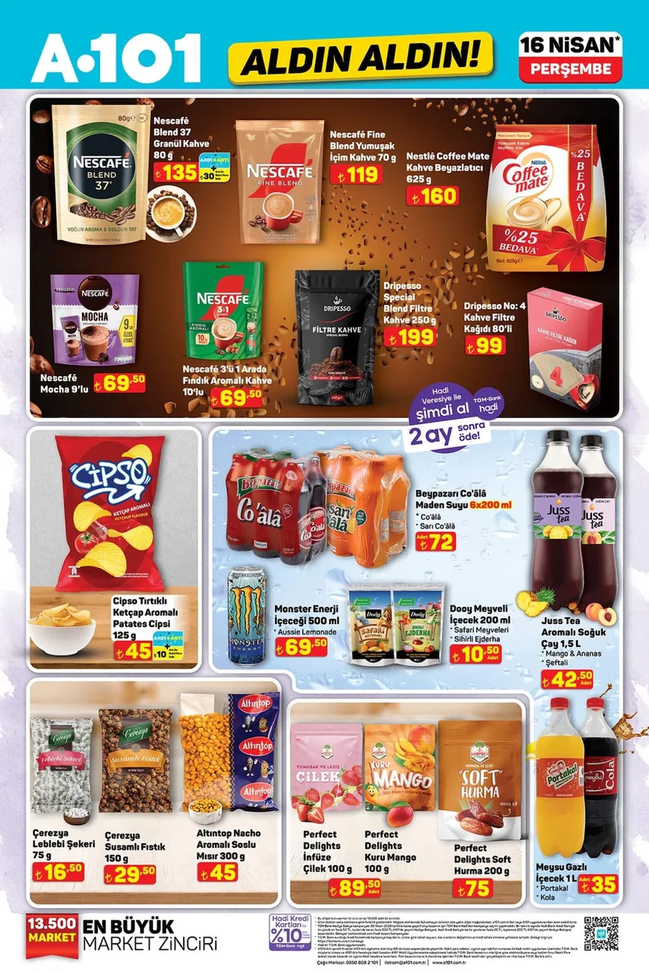 A101 16 Nisan 2026 aktüel kataloğu