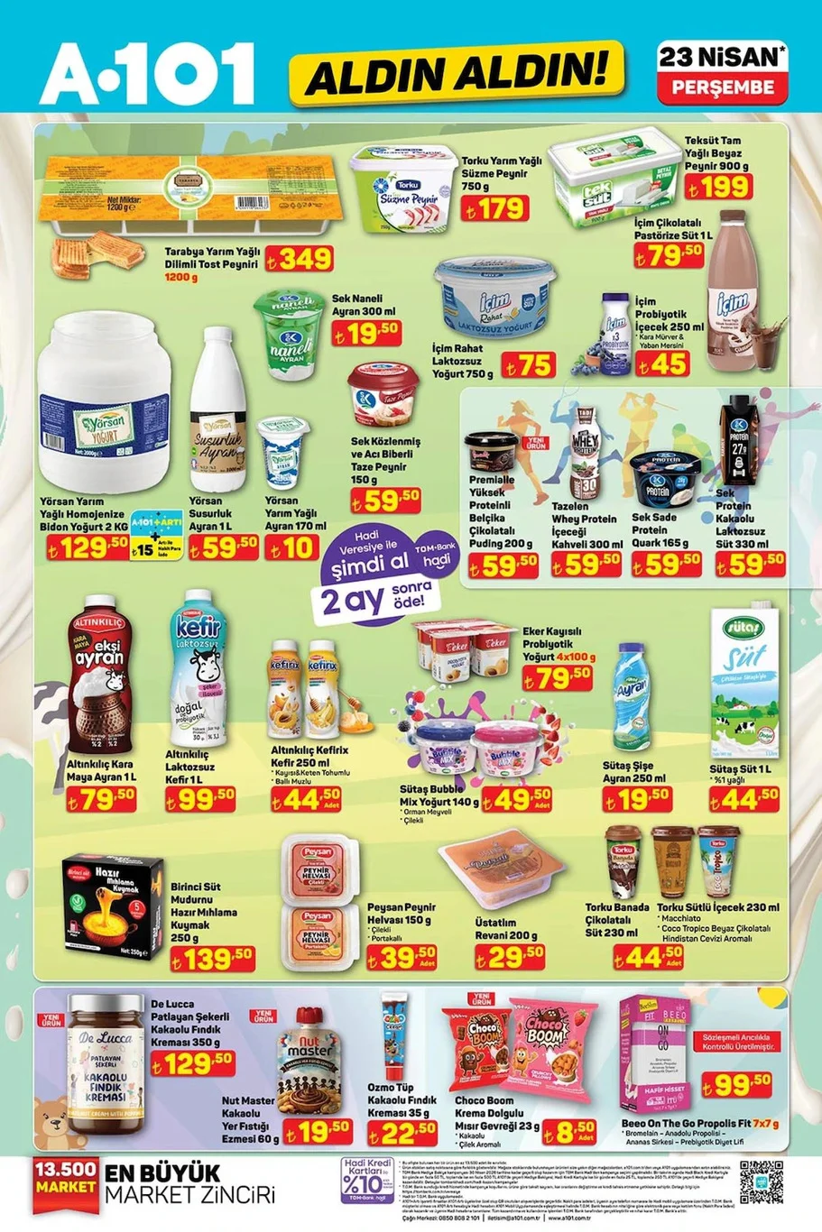 A101 23 Nisan 2026 aktüel kataloğu yayında