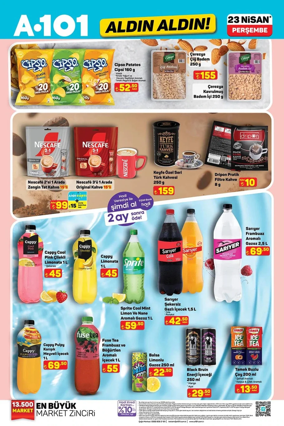 A101 23 Nisan 2026 aktüel kataloğu yayında