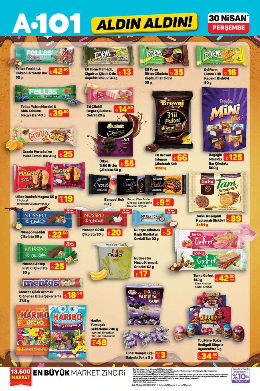 A101 30 Nisan aktüel kataloğu yayında