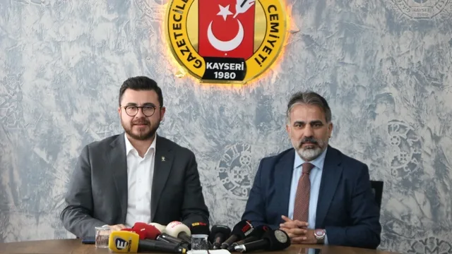 AK Parti Kayseri İl Başkanı Okandan'dan Gazeteciler Cemiyeti'ne ziyaret