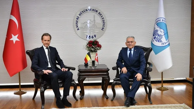 Belçika Büyükelçisi Kayseri'de: Sanayi ve AB potansiyeli masada