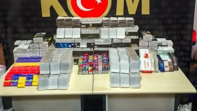 Bilecik'te iş yerine operasyon: 23 bin makaron ve 42 kilo tütün ele geçirildi