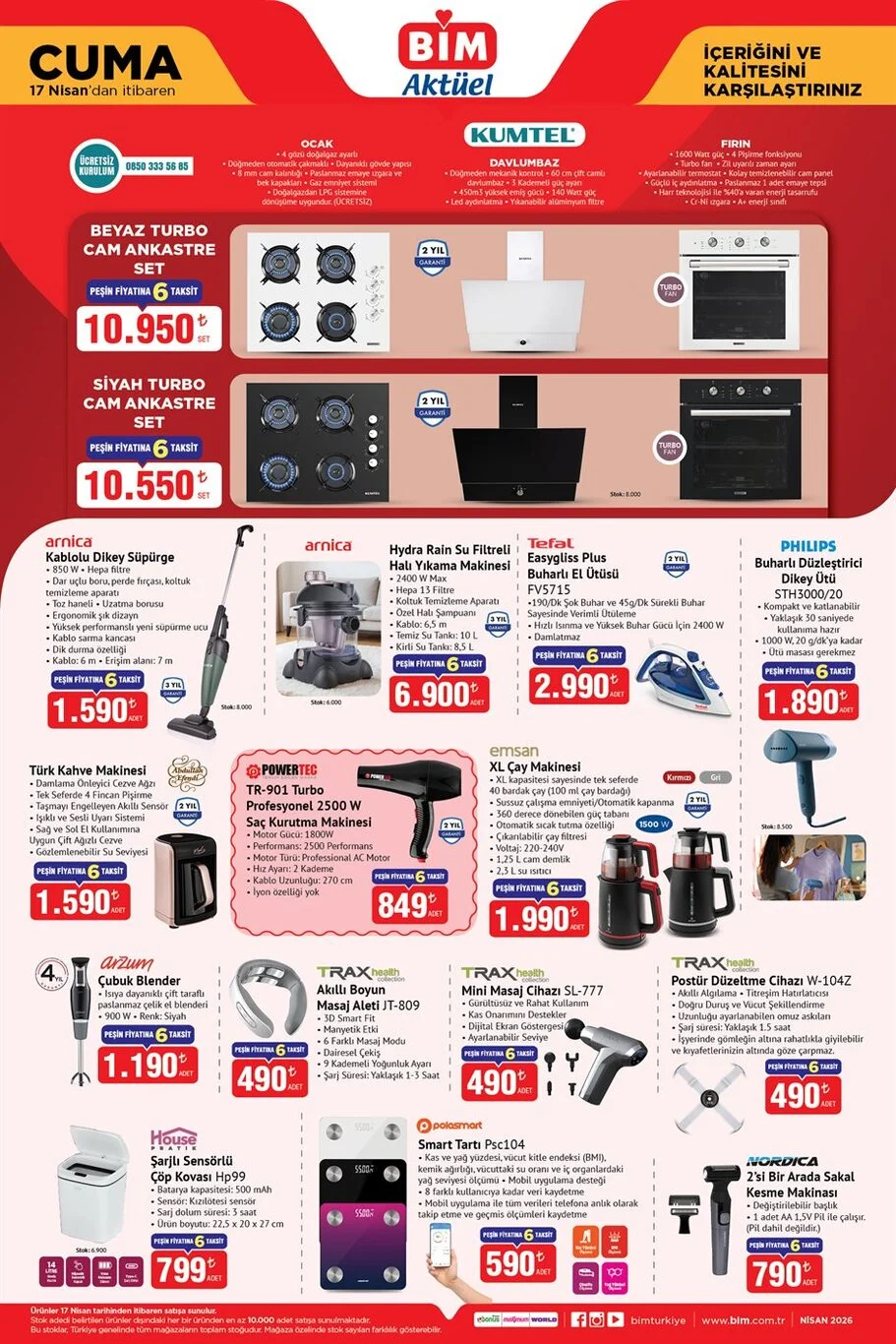 BİM 17 Nisan kataloğu yayında!