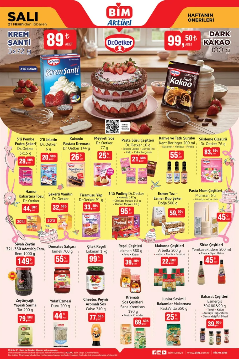 BİM 21-24 Nisan aktüel kataloğu