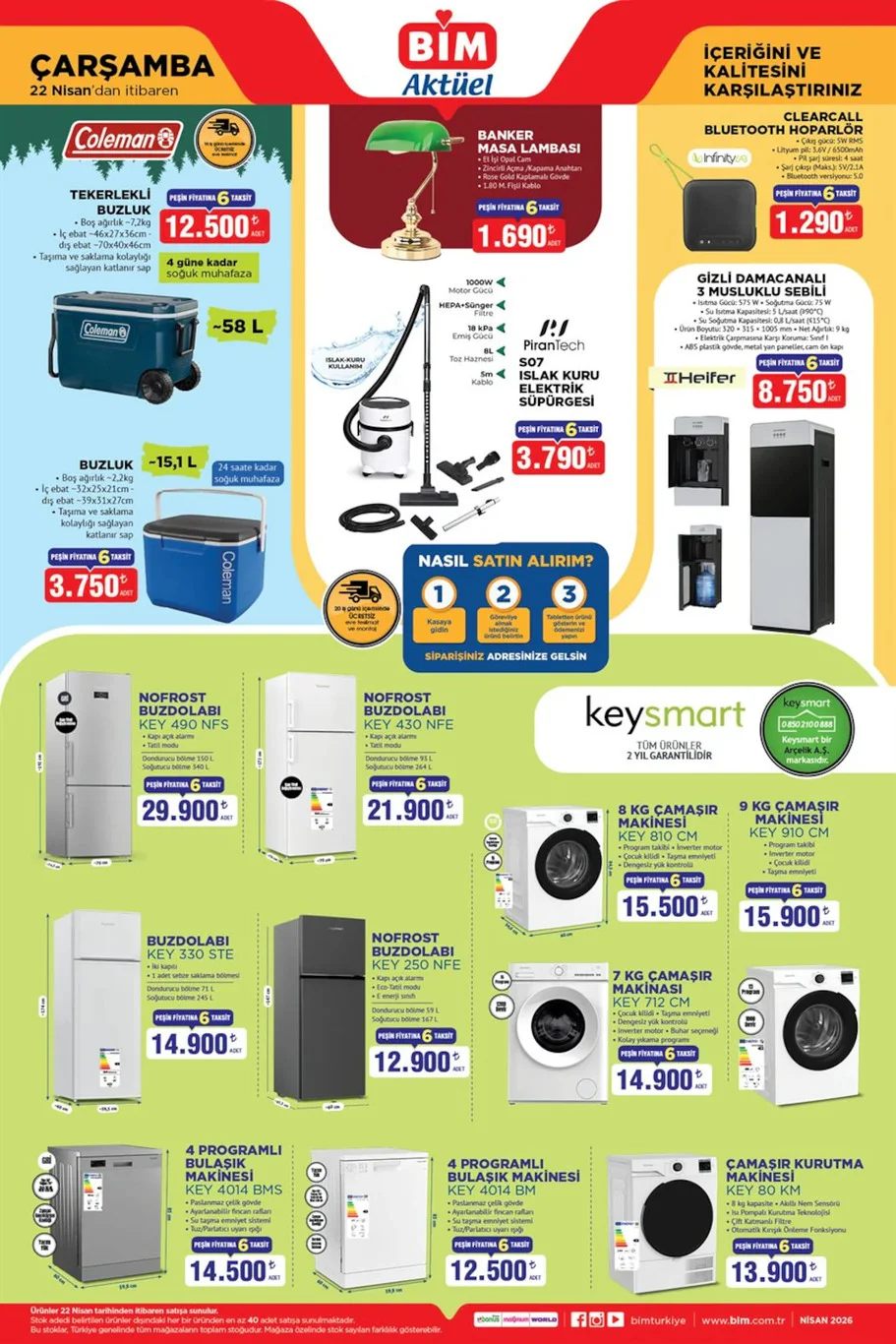 BİM 21-24 Nisan aktüel kataloğu