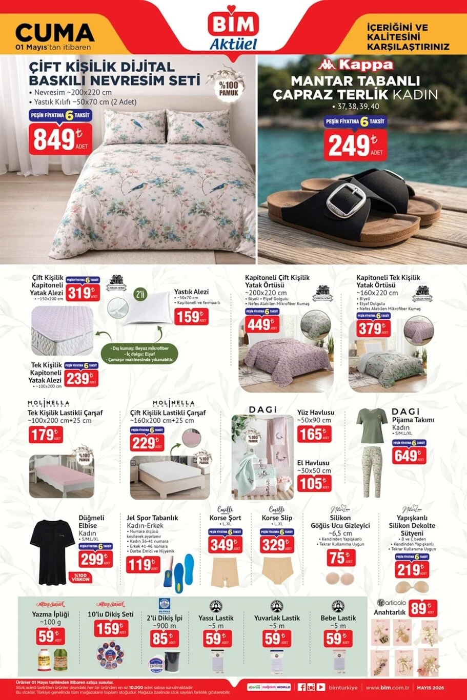 BİM 28 Nisan-1 Mayıs aktüel kataloğu
