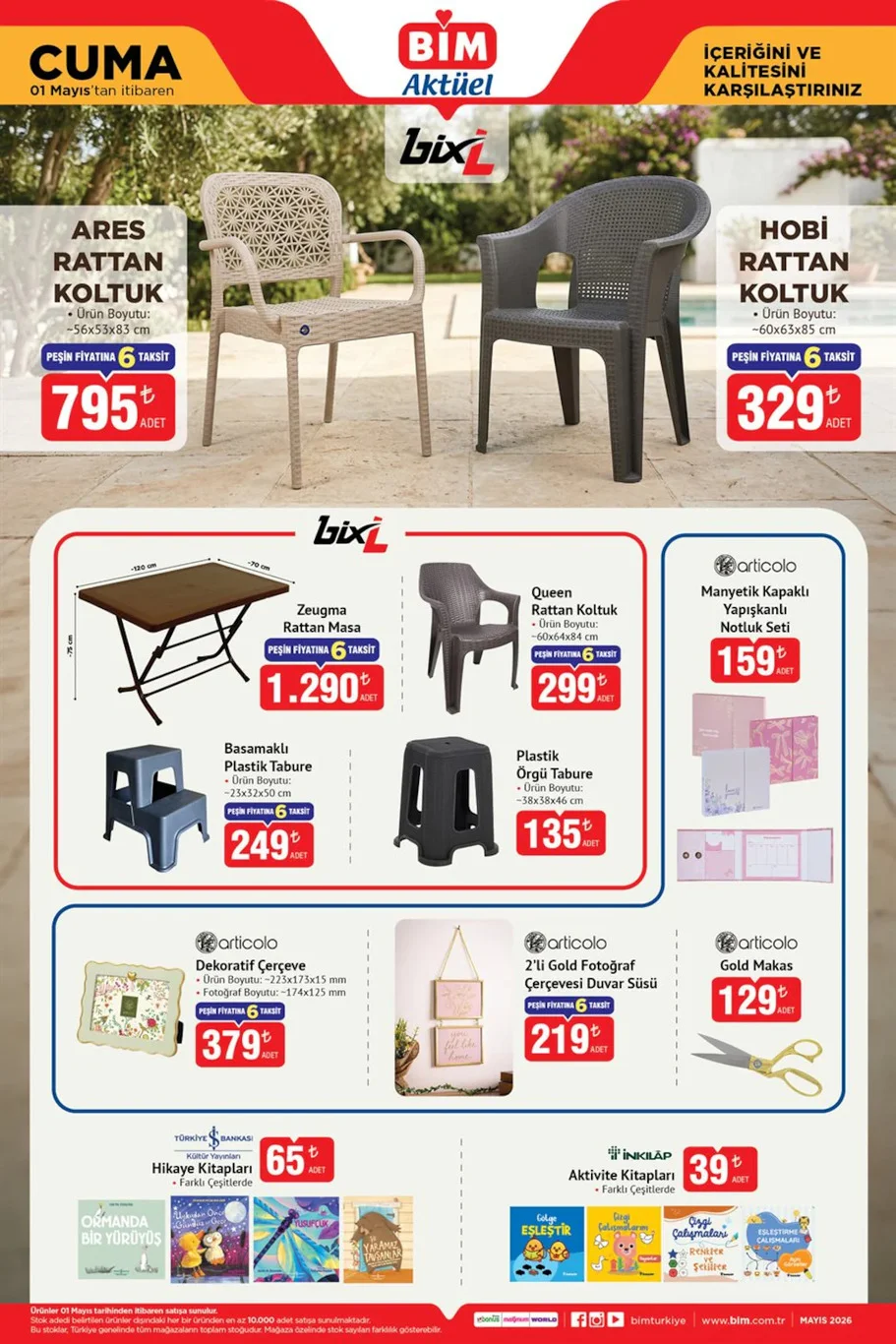 BİM 1 Mayıs aktüel kataloğu
