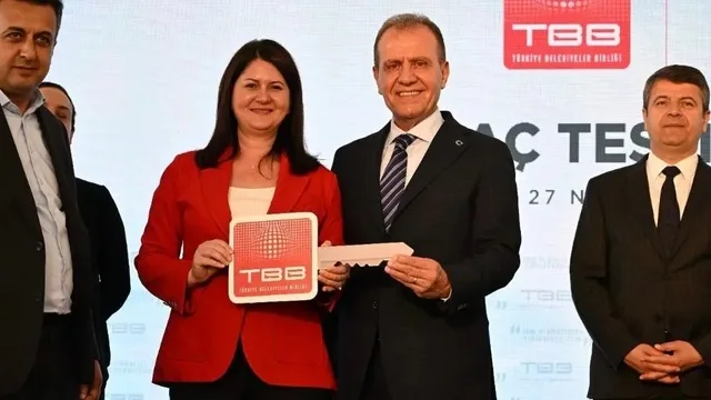 Edirne Belediyesine TBB'den kombine kanal temizleme aracı hibe edildi