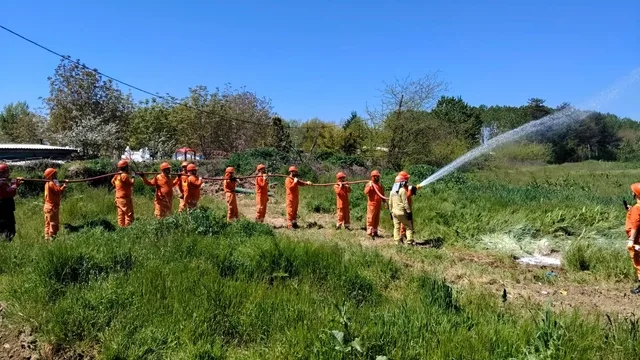 Edirne EDAK orman yangınları eğitimini tamamladı