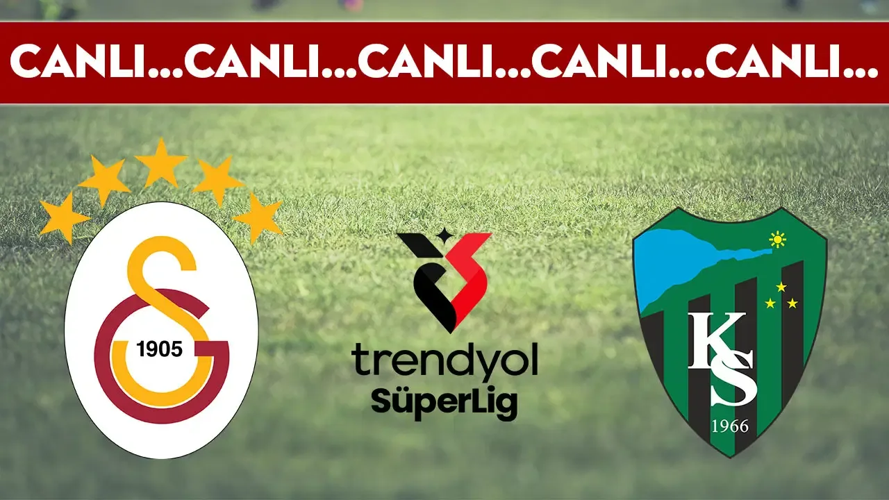 CANLI YAYIN: Galatasaray - Kocaelispor | CANLI ANLATIM: Süper Lig 29. hafta mücadelesi