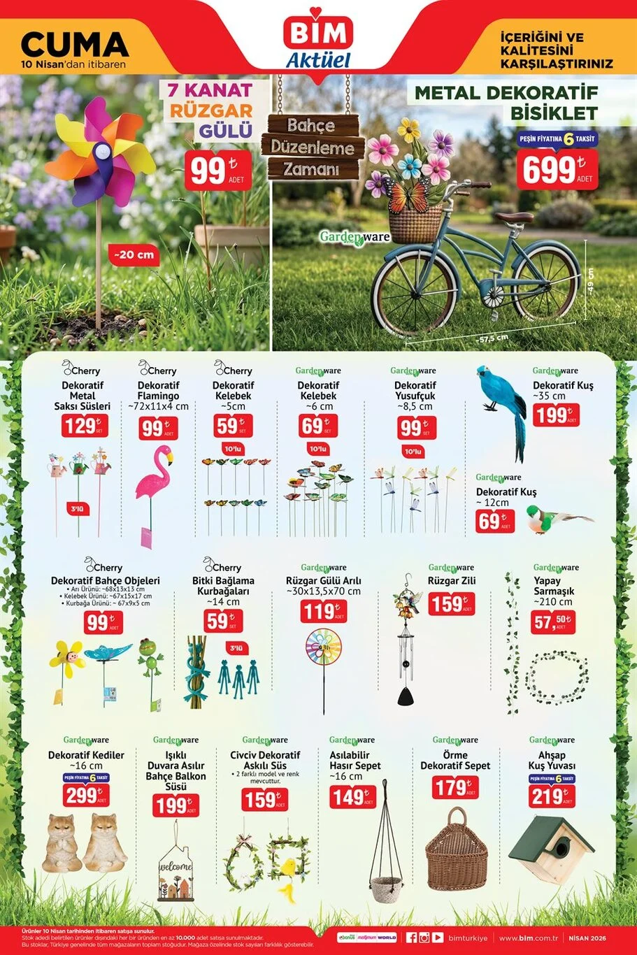 BİM 14-15 Nisan kataloğu yayında!