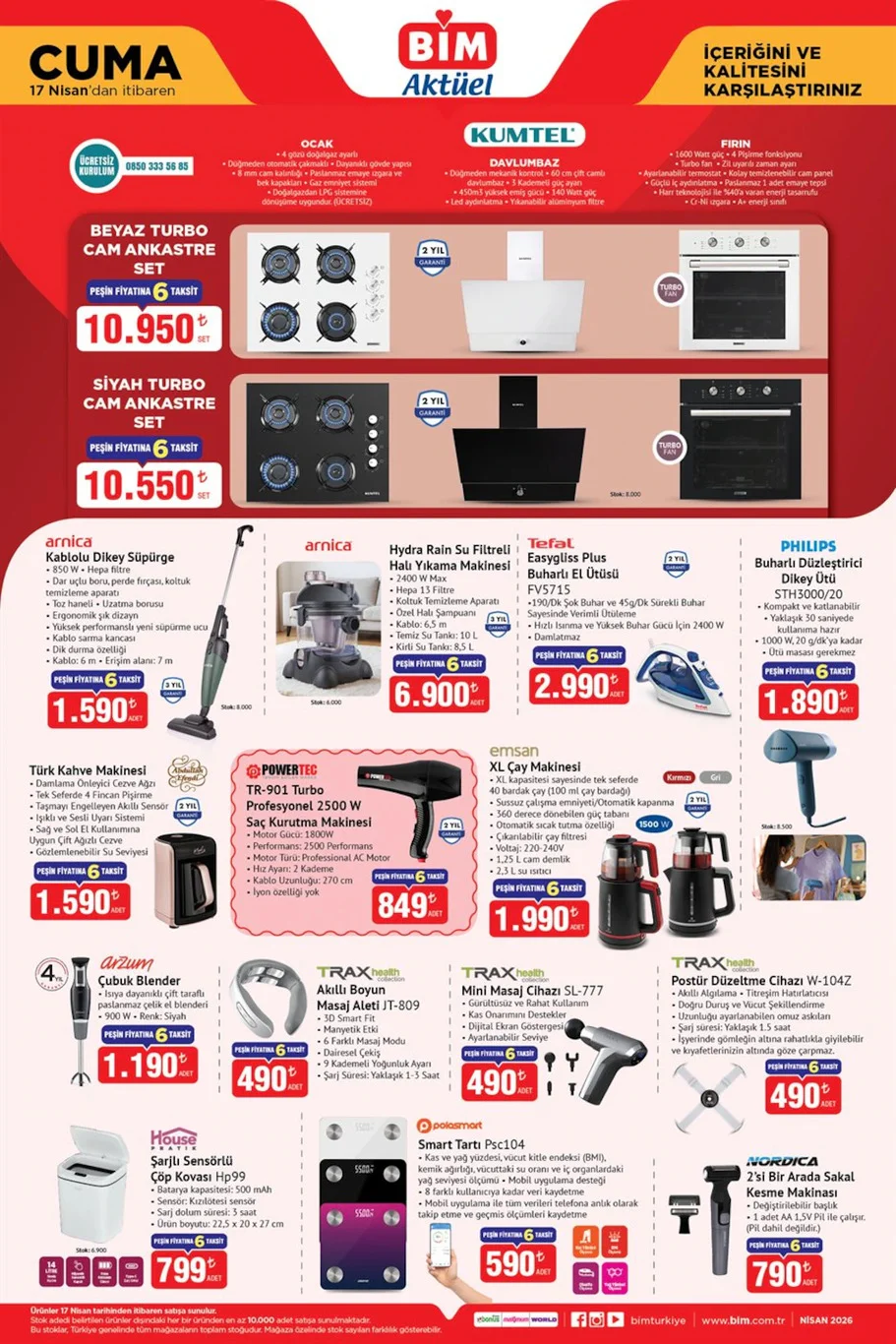 BİM 14-17 Nisan aktüel kataloğu