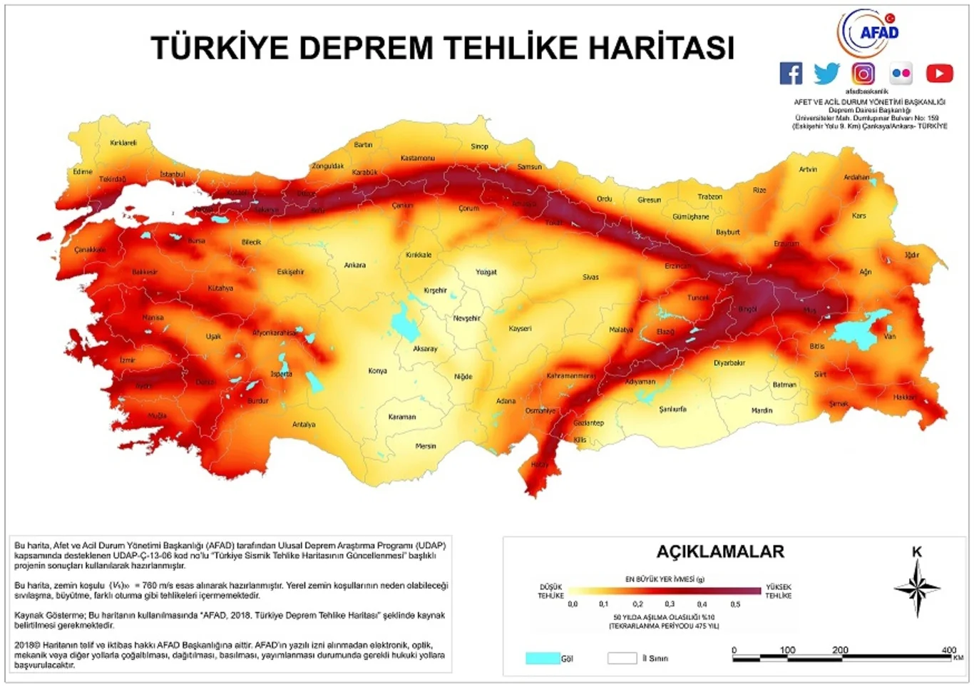 Kütahya deprem risk haritası