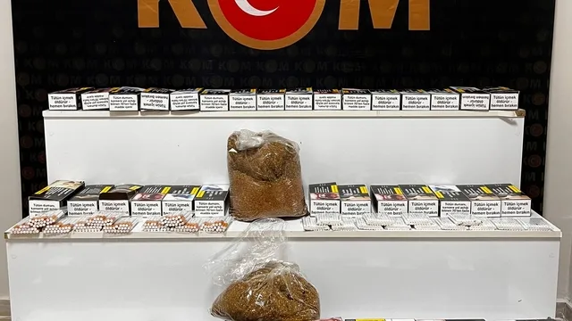 Kırşehir'de 12 bin makaron ve 4 kg tütüne el konuldu