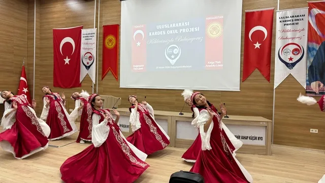 Malatya Doğanşehir'e Kırgızistan'dan 'Köklerimizde Buluşuyoruz' Heyeti Geldi