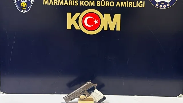 Muğla'da ruhsatsız silahla yakalanan şüpheli tutuklandı