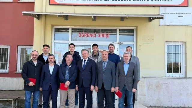 Samsun Ticaret İl Müdürü'nden Bafra Mesleki Eğitim Merkezi'ne ziyaret