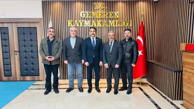 Sivas Gemerek'te MHP'den Kamu Kurumlarına Ziyaret