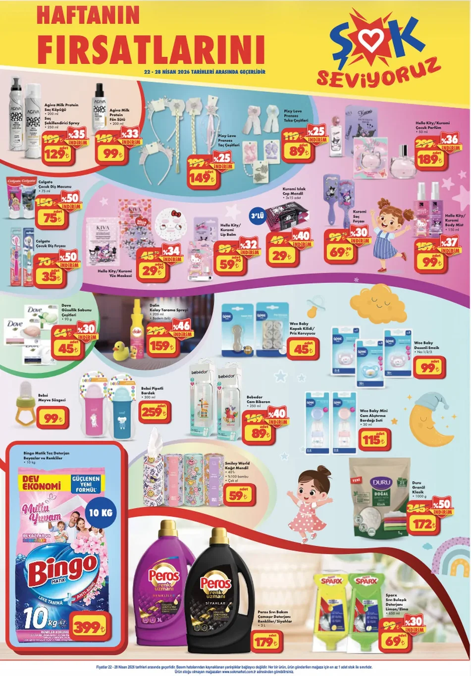 ŞOK 22-28 Nisan aktüel kataloğu yayında!