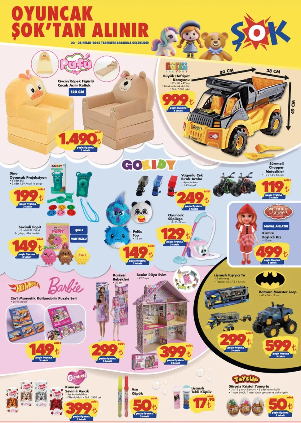 ŞOK 22-28 Nisan aktüel kataloğu yayında!