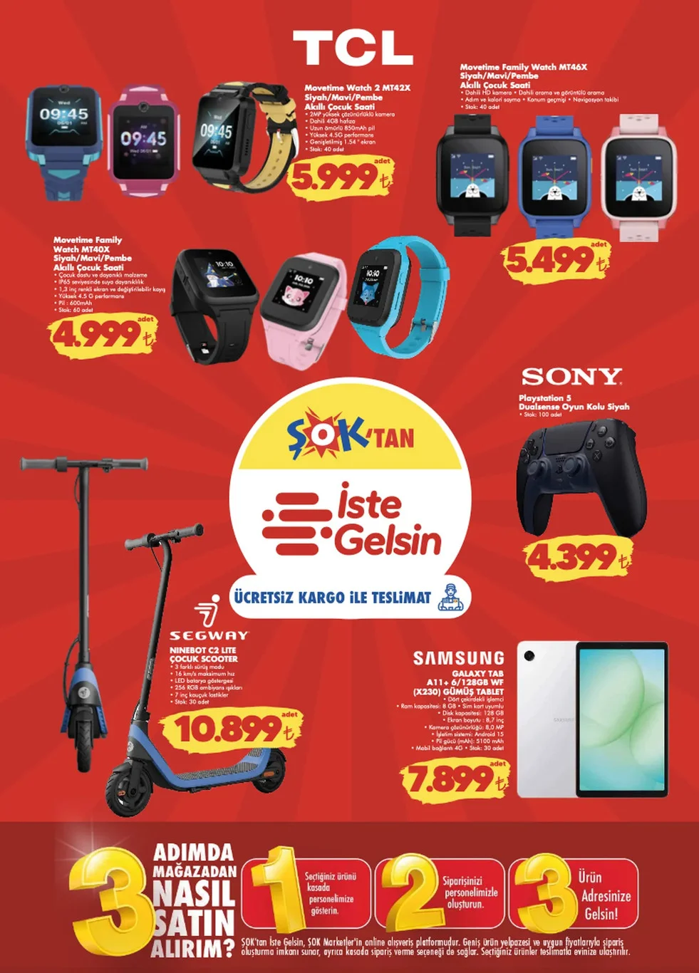 ŞOK 22-28 Nisan aktüel kataloğu yayında!