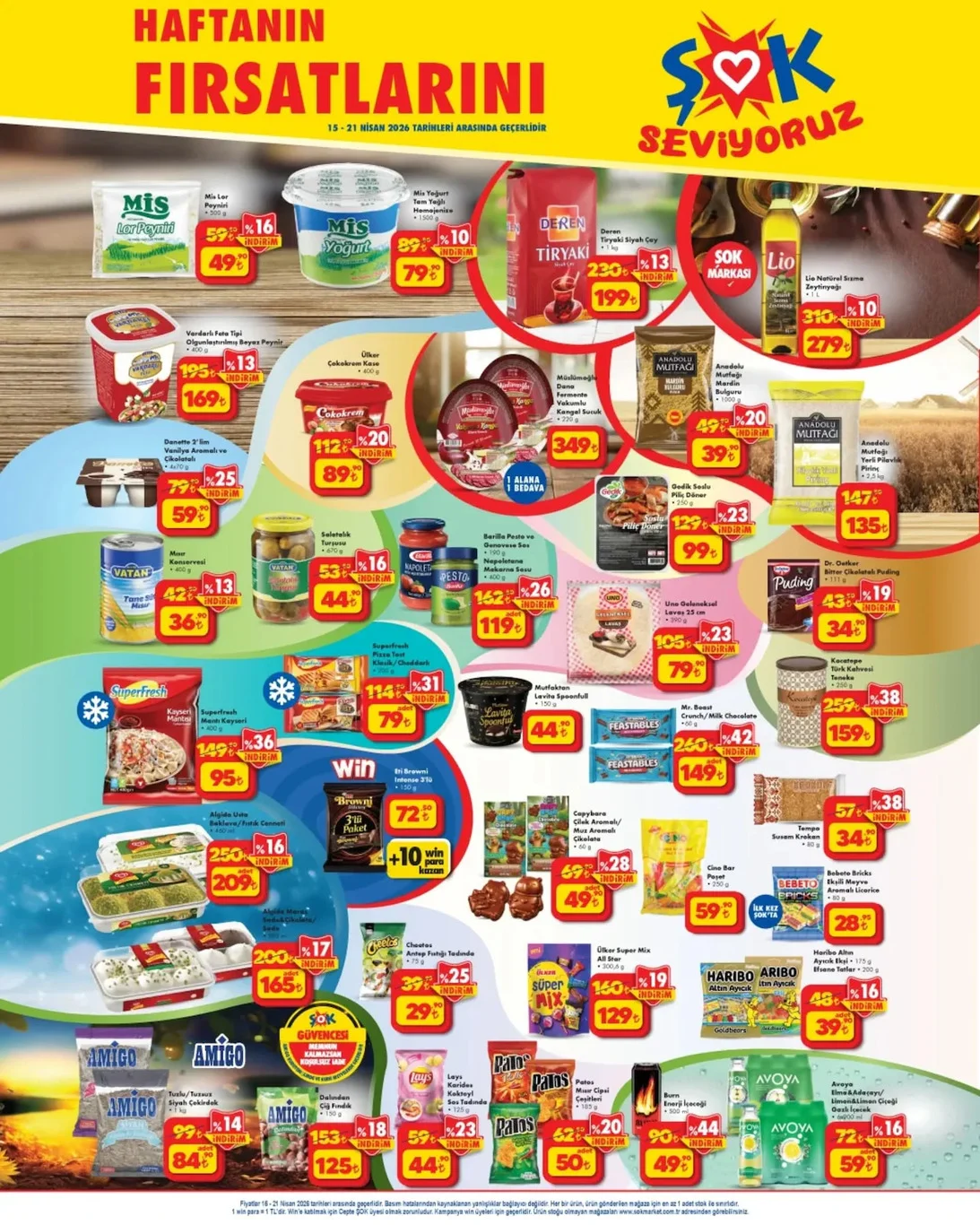 ŞOK 15 Nisan aktüel kataloğu yayında