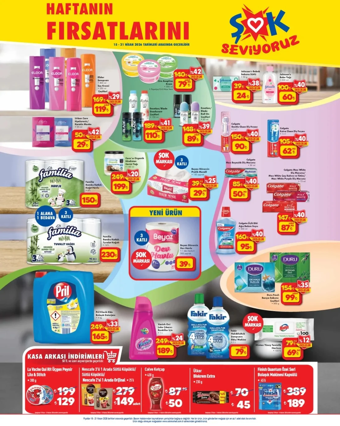 ŞOK 15 Nisan aktüel kataloğu yayında
