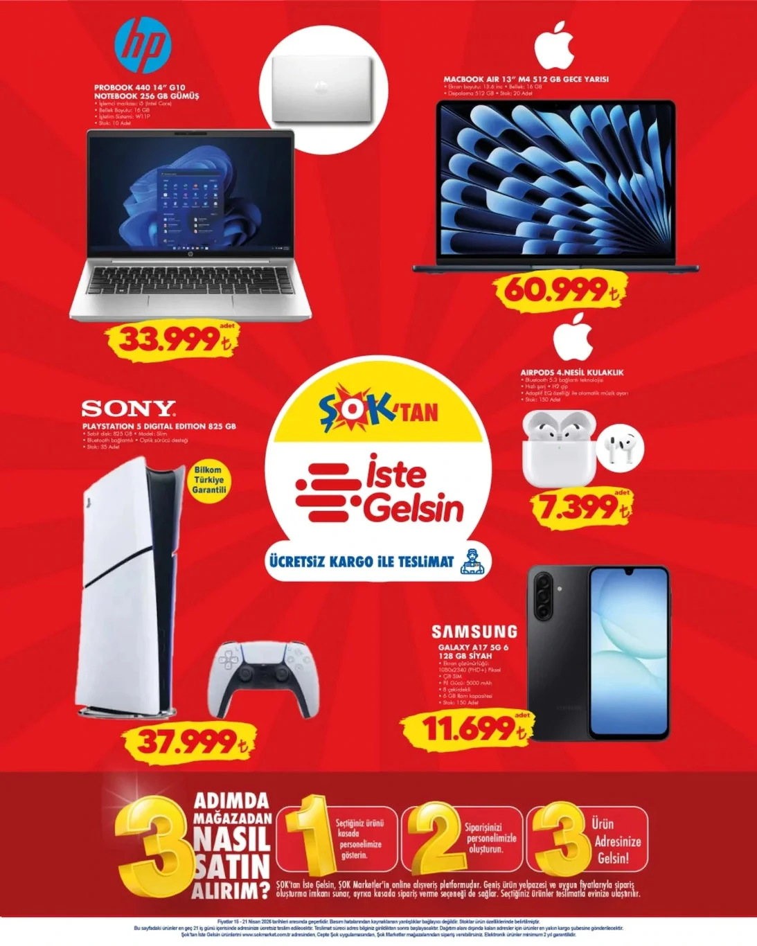 ŞOK 15 Nisan aktüel kataloğu yayında