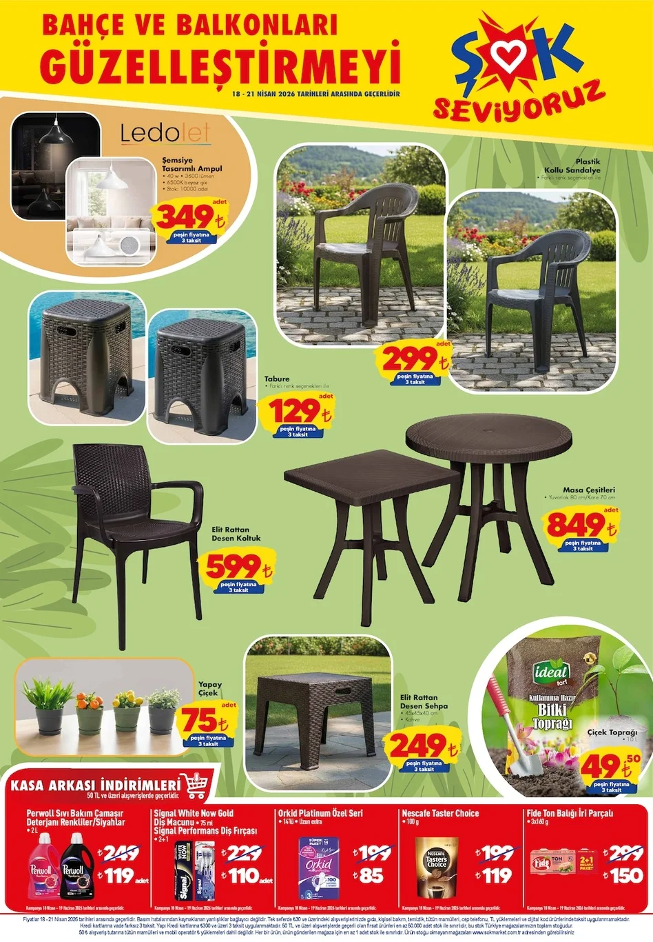 ŞOK 18 Nisan aktüel kataloğu