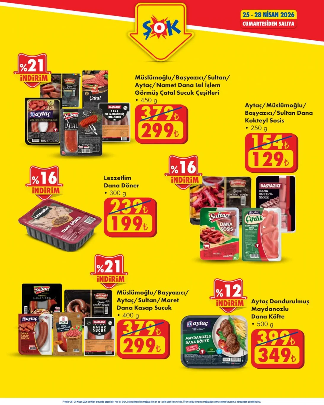 ŞOK 25 Nisan aktüel kataloğu