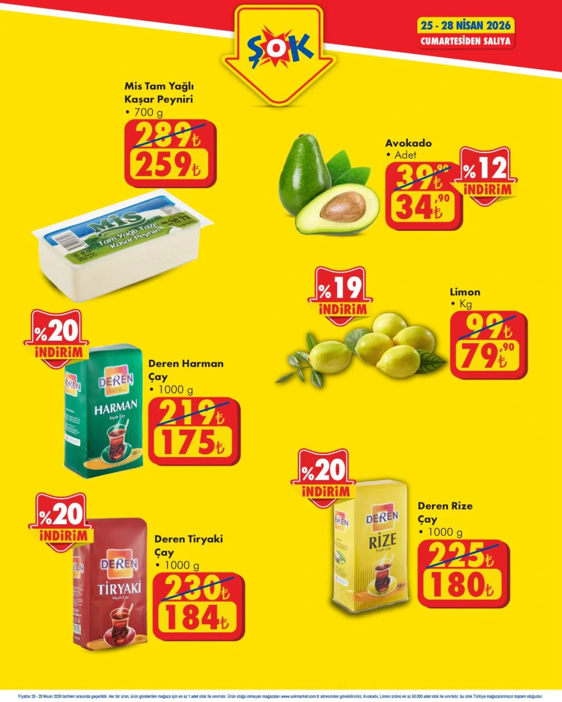 ŞOK 25 Nisan aktüel kataloğu