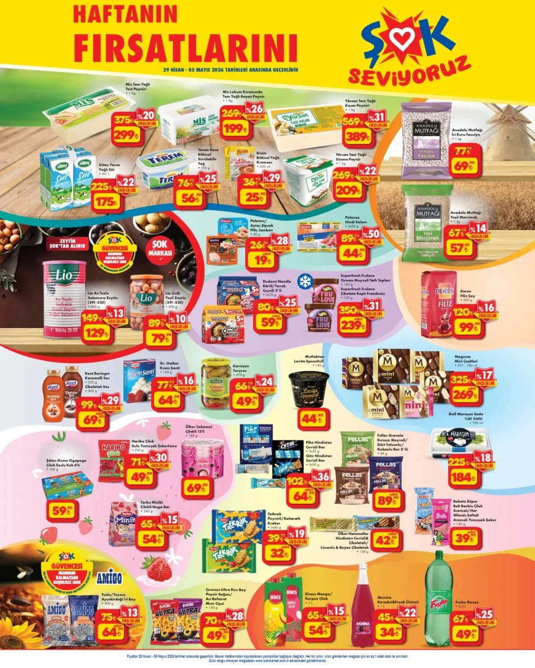 ŞOK 29 Nisan aktüel kataloğu