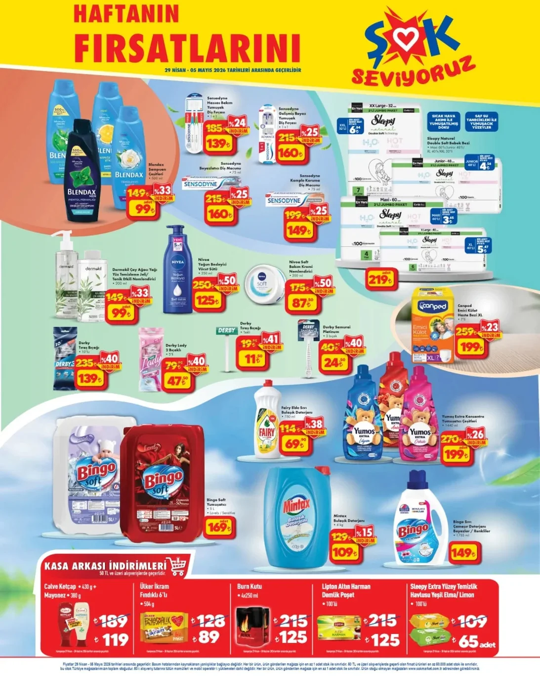 ŞOK 29 Nisan aktüel kataloğu