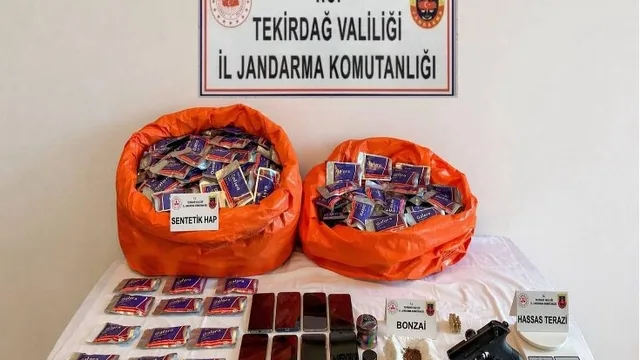 Tekirdağ'da uyuşturucu operasyonu: 8 zanlı tutuklandı